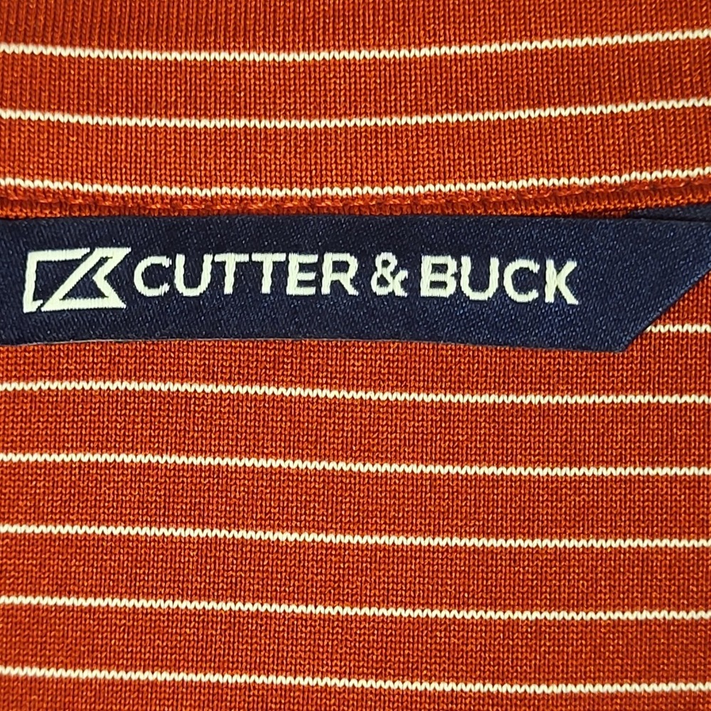 Cutter & Buck Georgia Bulldogs Polo Shirt Mens 5XB Red White Stripe NCAA Golf - Picture 5 of 10
